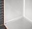 Diall White 6mm Round edge PVC External edge tile trim