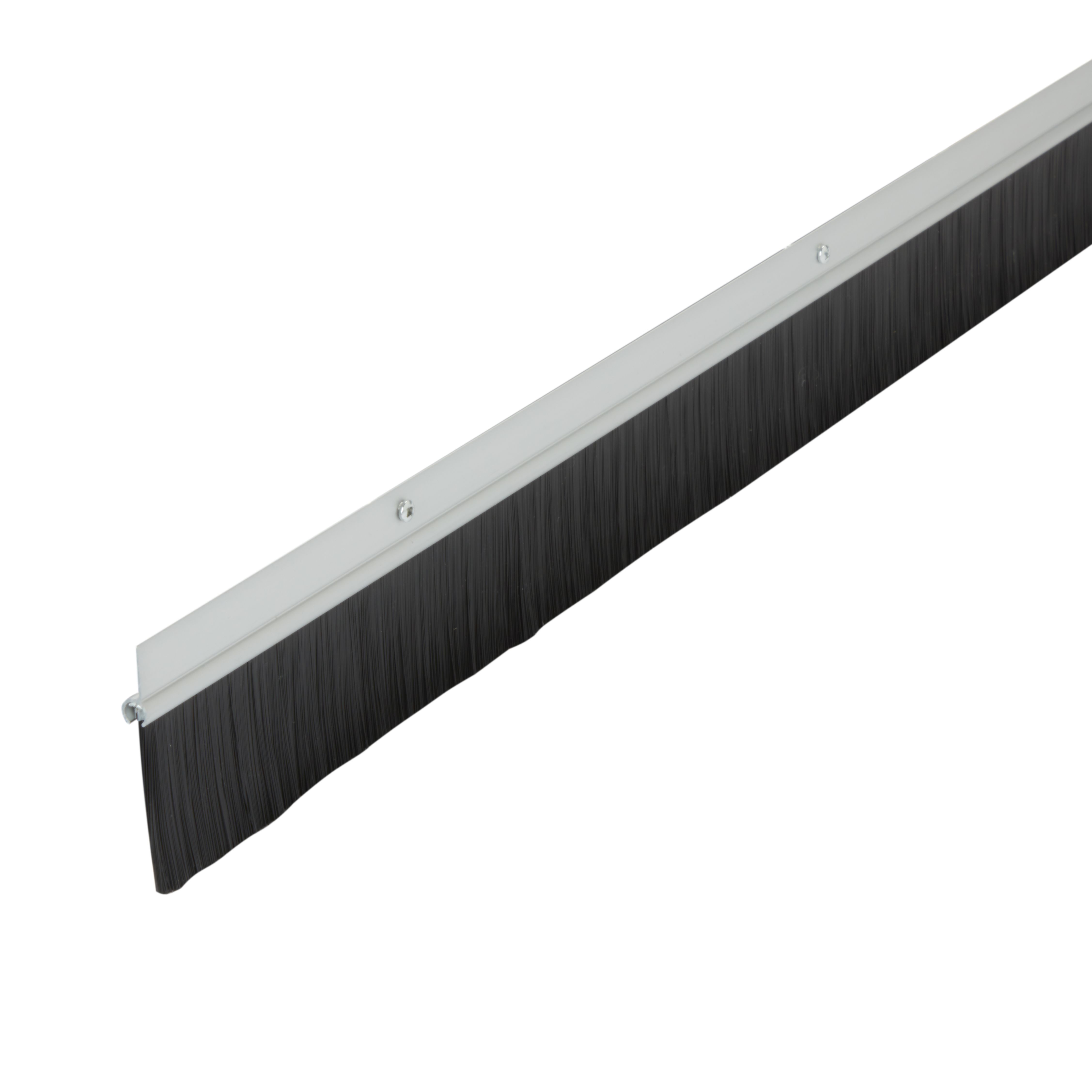 Diall White Aluminium & fabric Draught excluder, (L)2.5m
