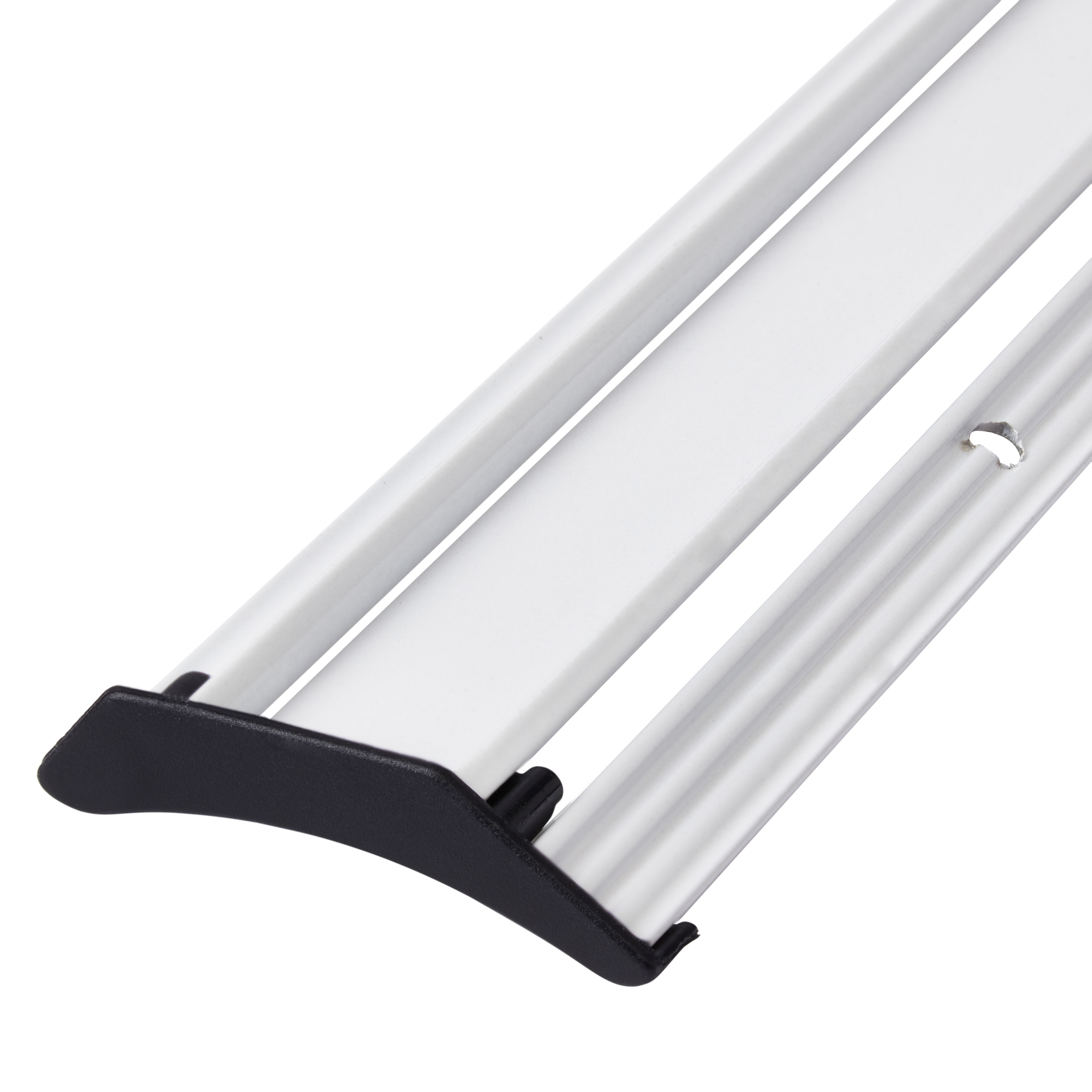 Diall White Aluminium Rain deflector, (L)1000mm (W)32mm