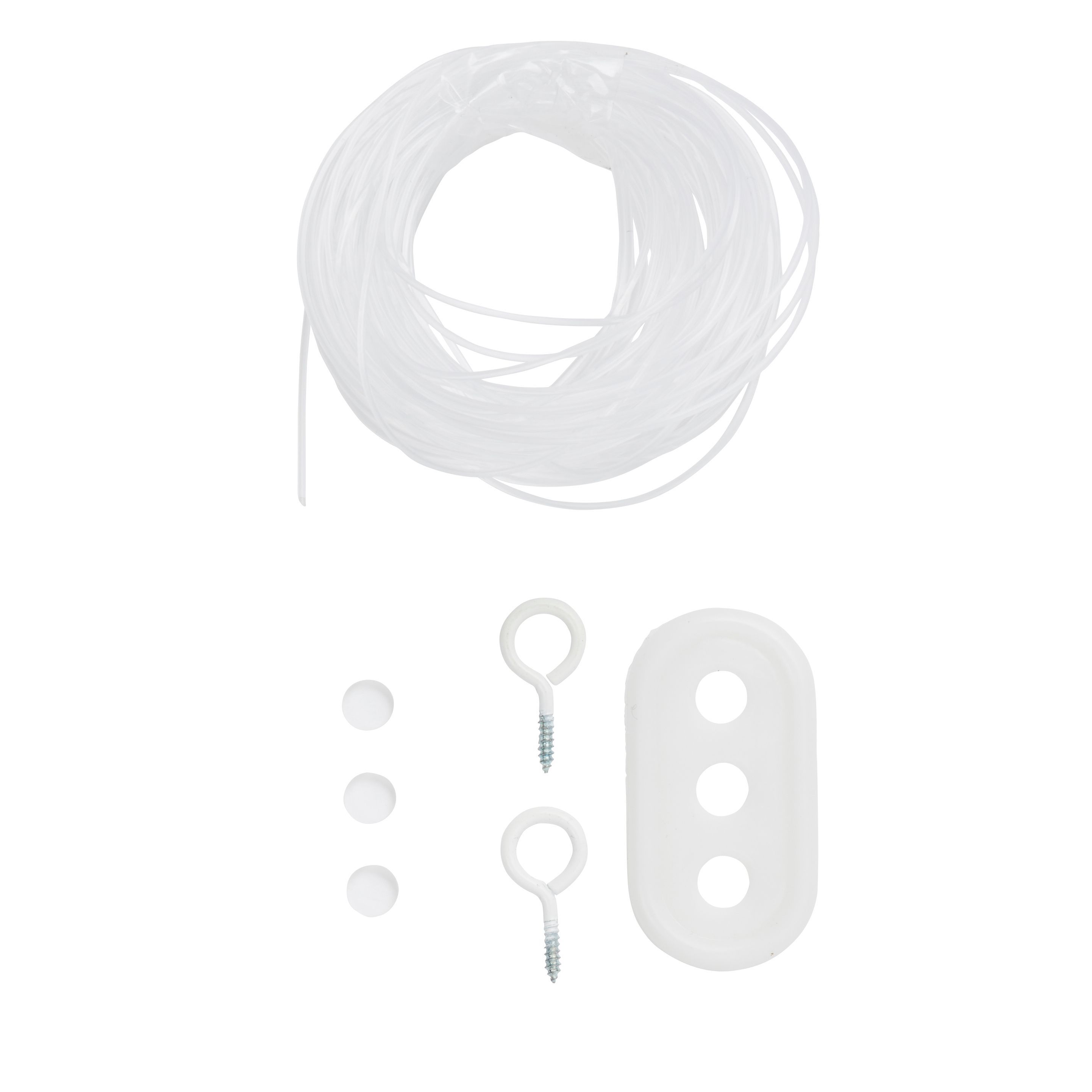 Diall White Nylon Fishing line, (L)10m (Dia)1mm
