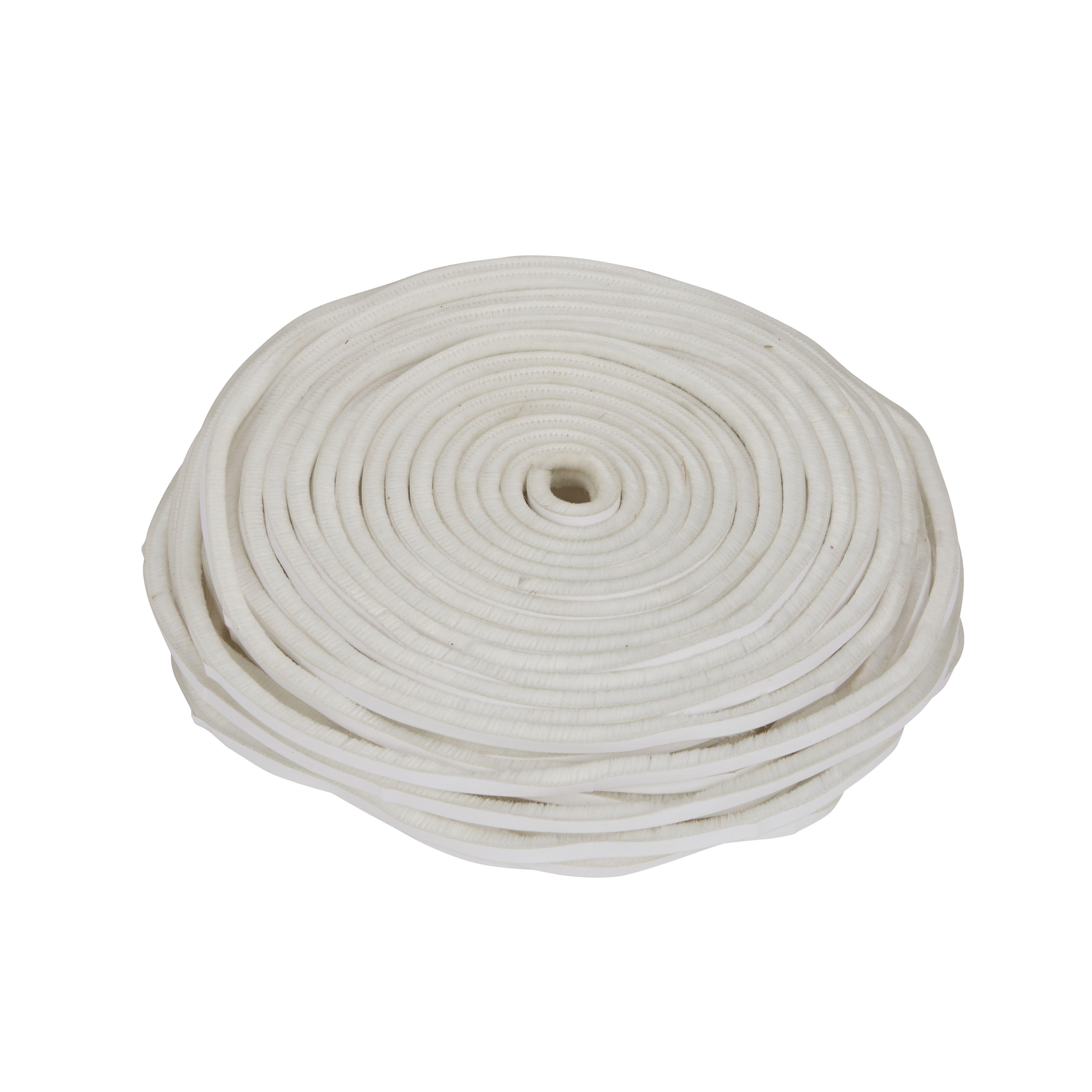 Diall White Plastic Self-adhesive Draught excluder, (L)20m