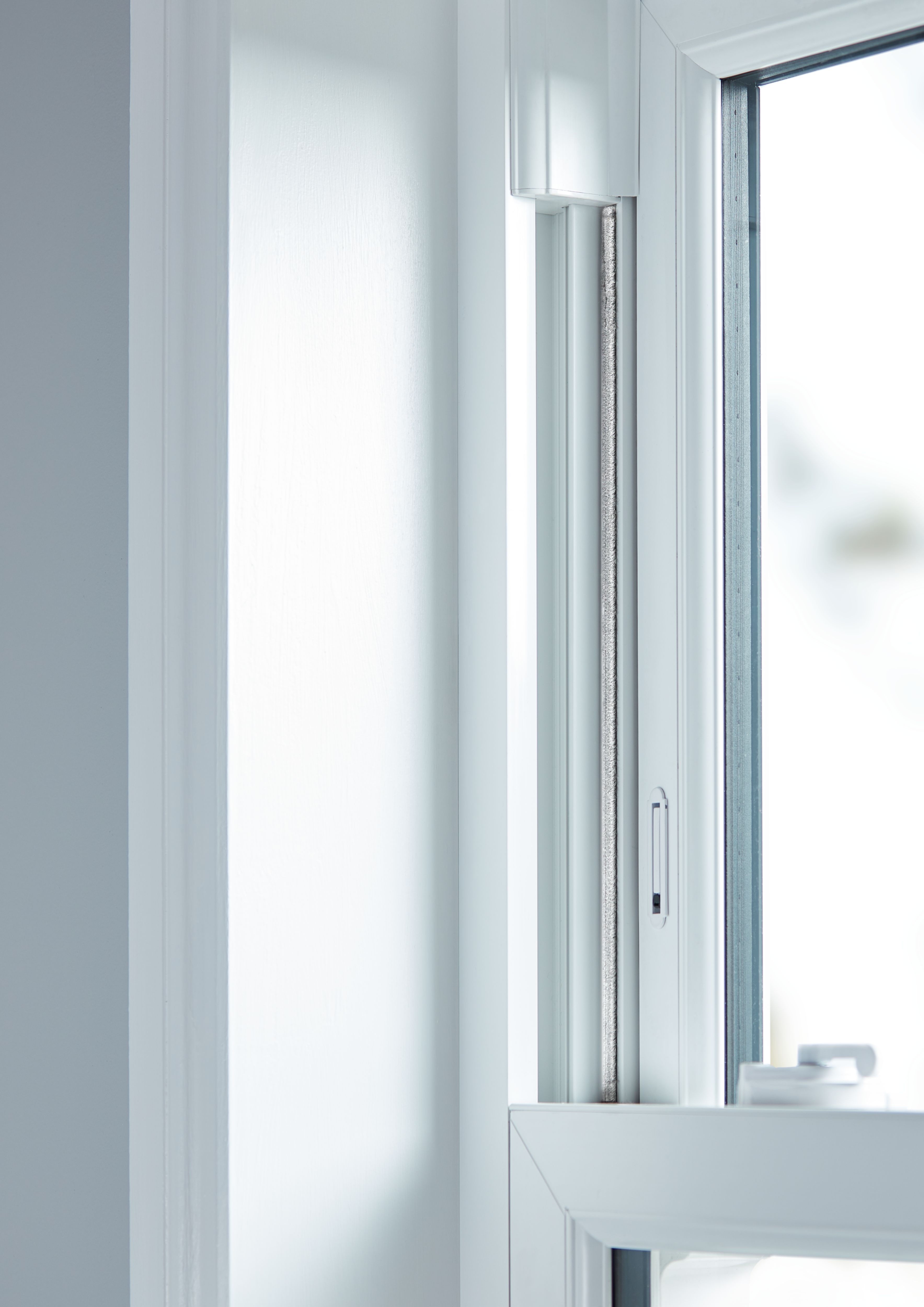 Diall White Plastic Self-adhesive Draught excluder, (L)20m