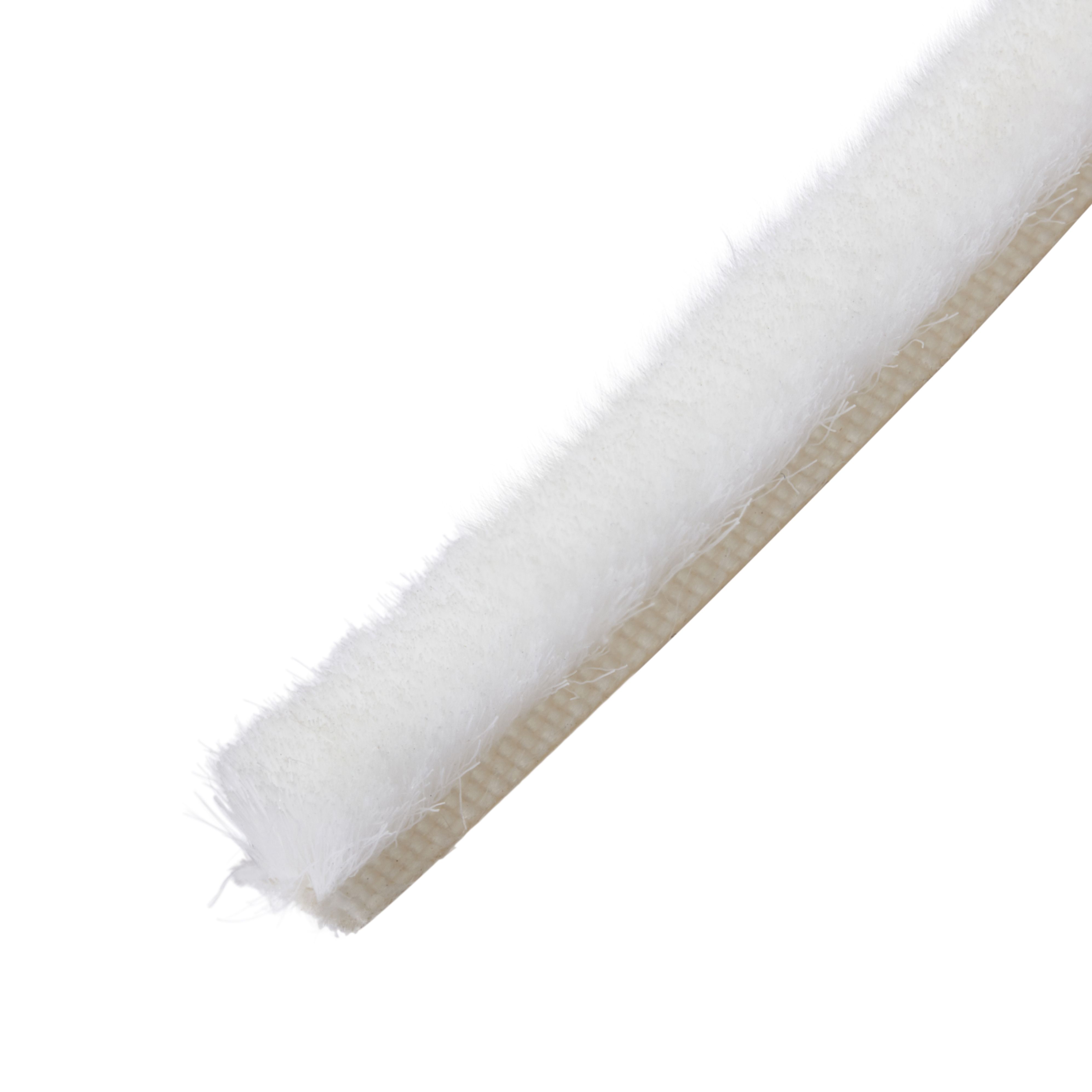 Diall White Plastic Self-adhesive Draught excluder, (L)6m