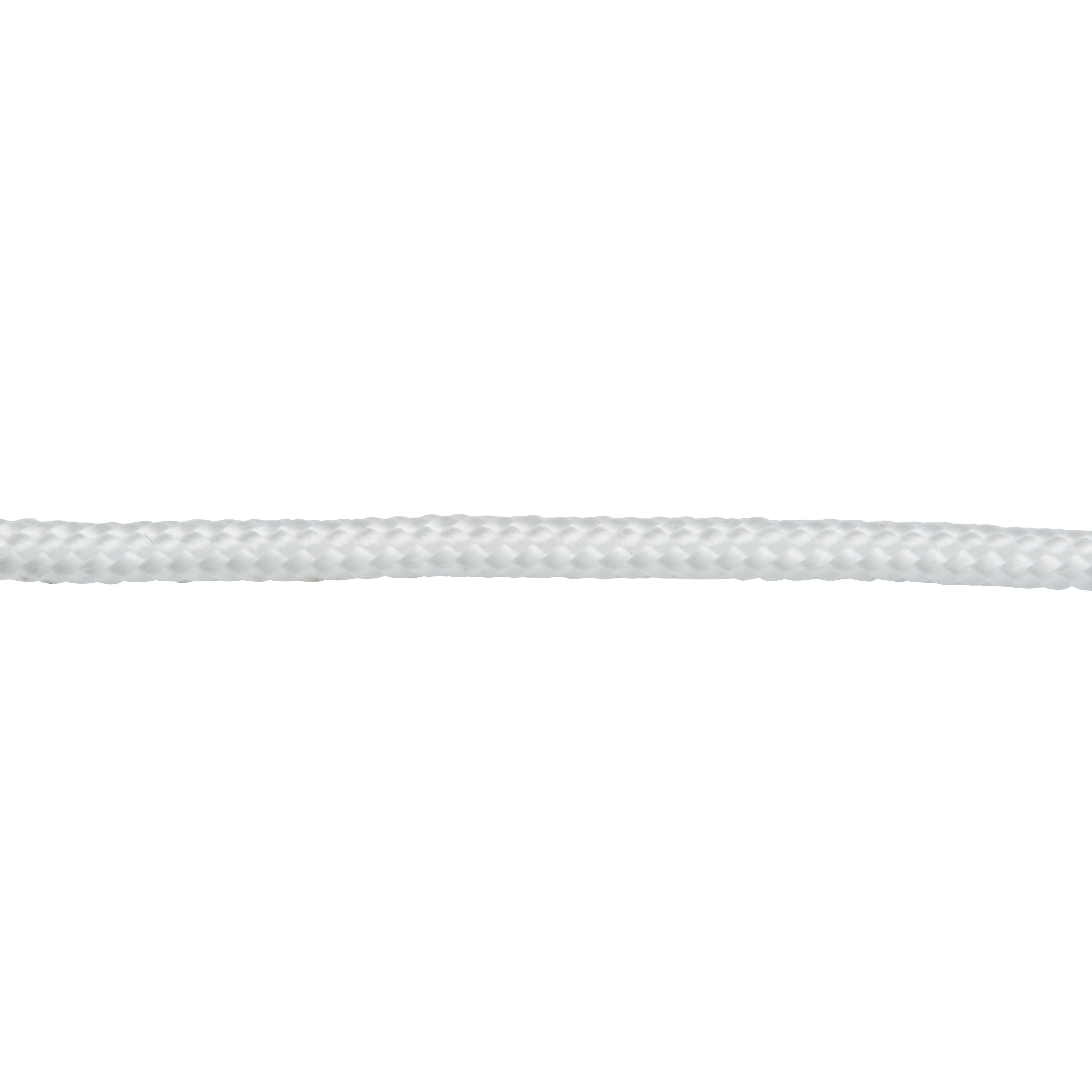 Diall White Polypropylene (PP) Braided rope, (L)10m (Dia)4mm