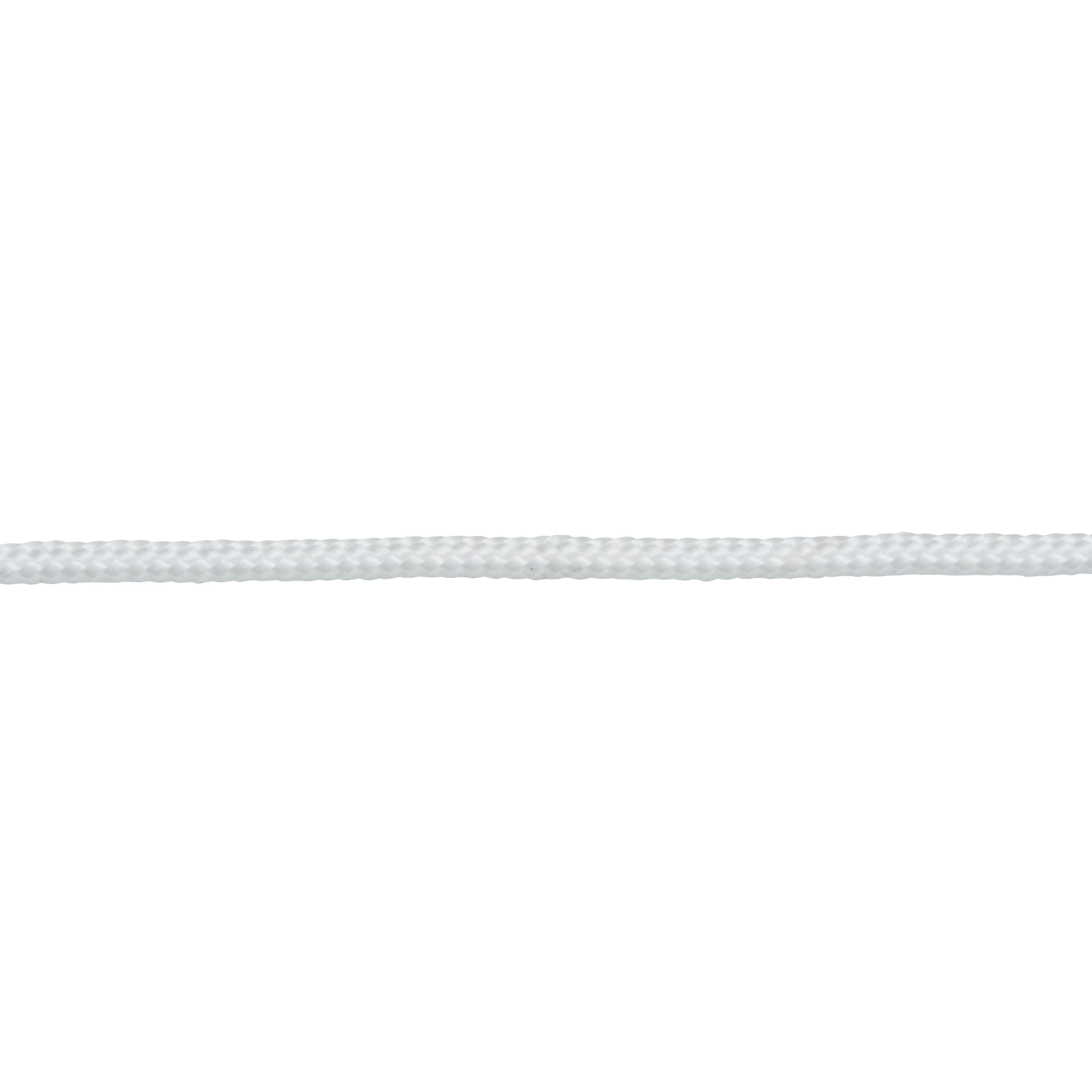Diall White Polypropylene (PP) Braided rope, (L)20m (Dia)2.8mm