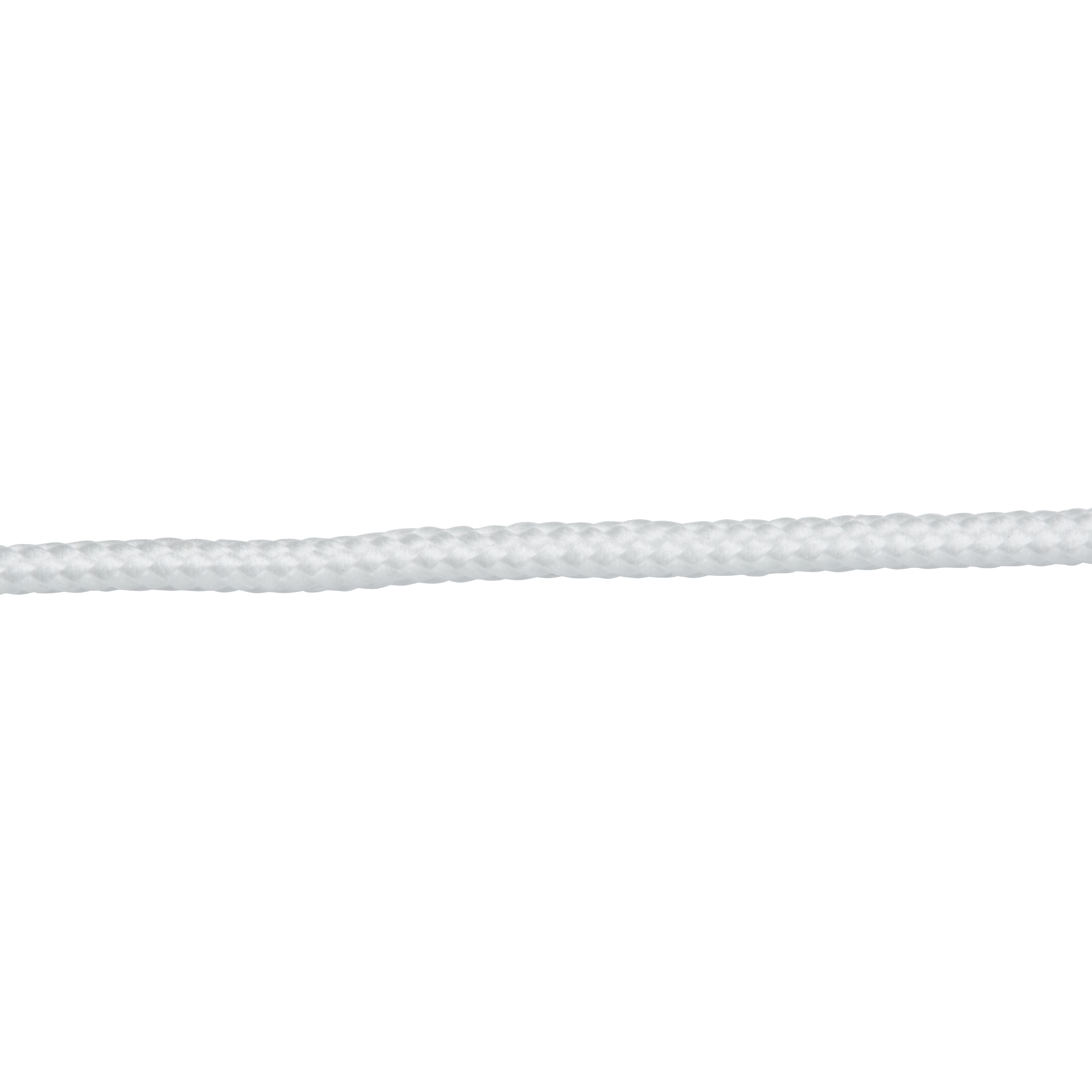 Diall White Polypropylene (PP) Braided rope, (L)5m (Dia)3.5mm