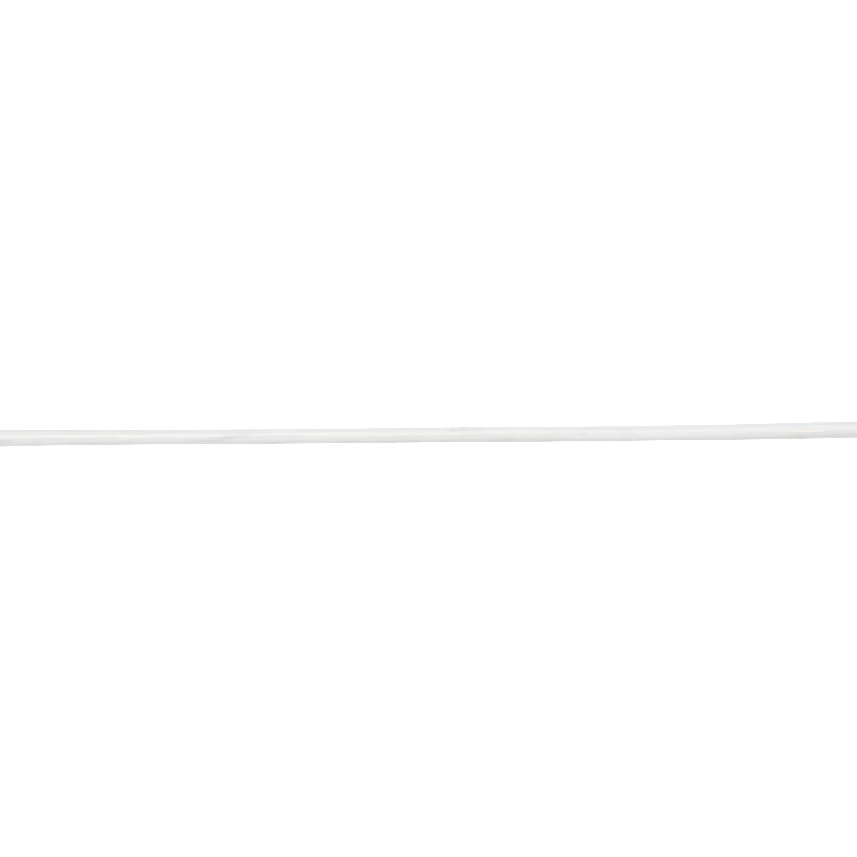 Diall White PVC & steel Wire, (L)50m (Dia)0.8mm