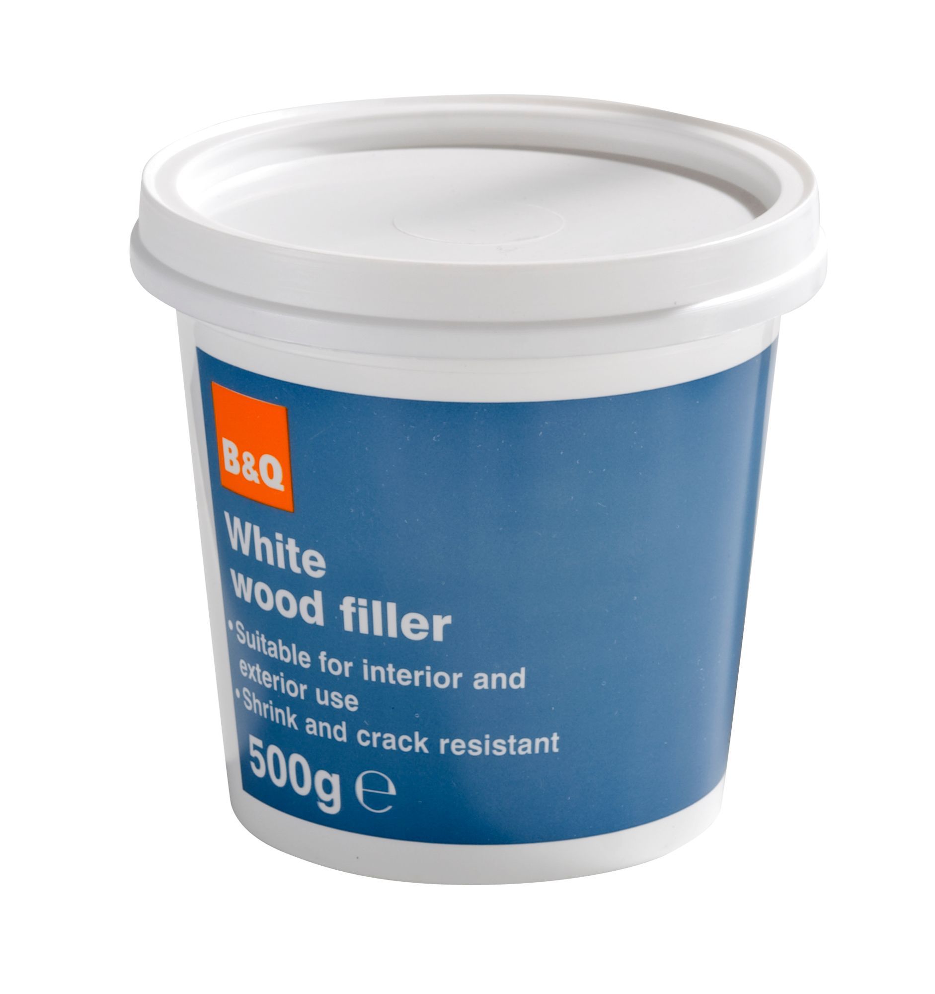 Diall White Ready Mixed Wood Filler 500g Tradepoint   Diall White Ready Mixed Wood Filler 500g~03763902 02c