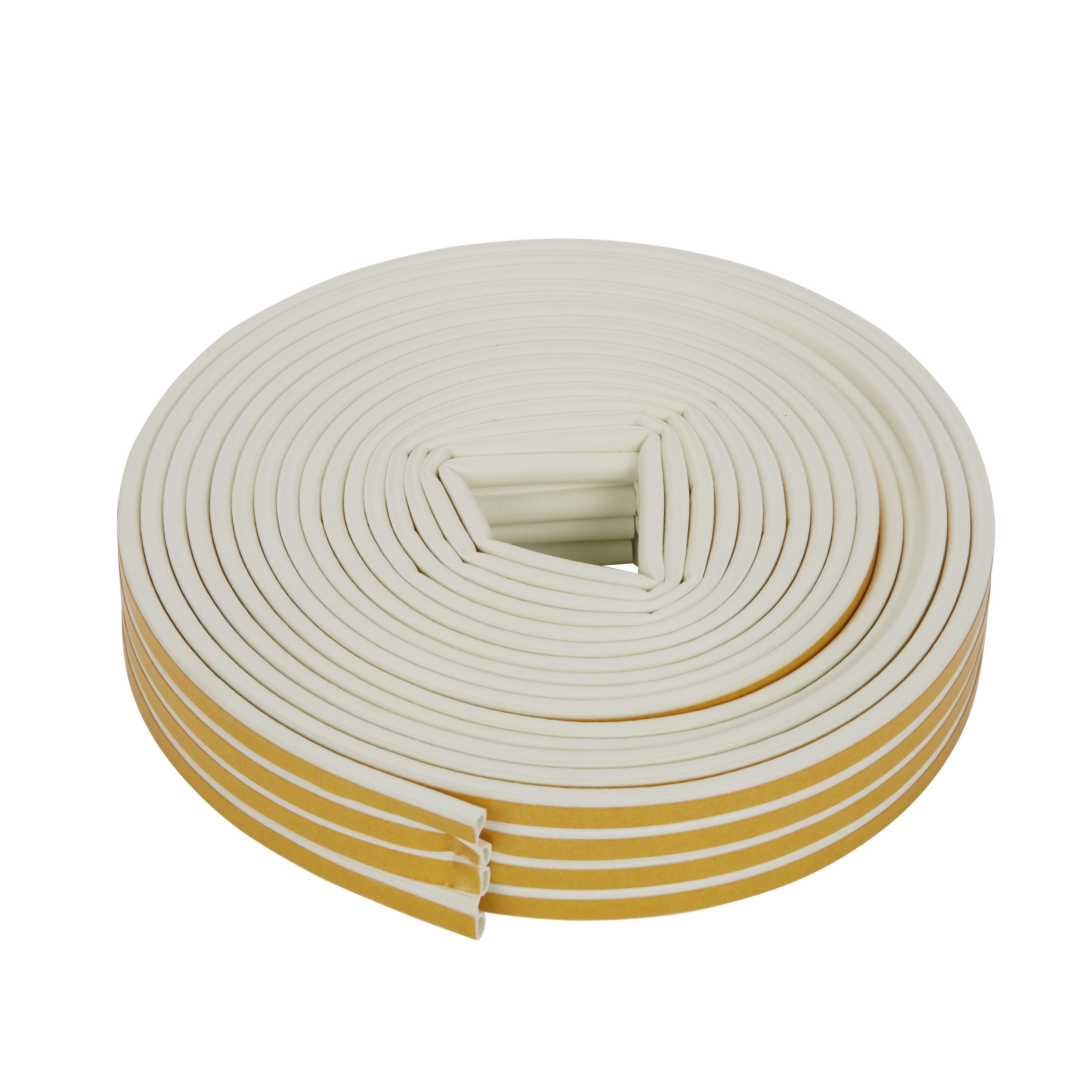Diall White Self-adhesive Draught seal (L)24m (W)9mm (T)5.5mm