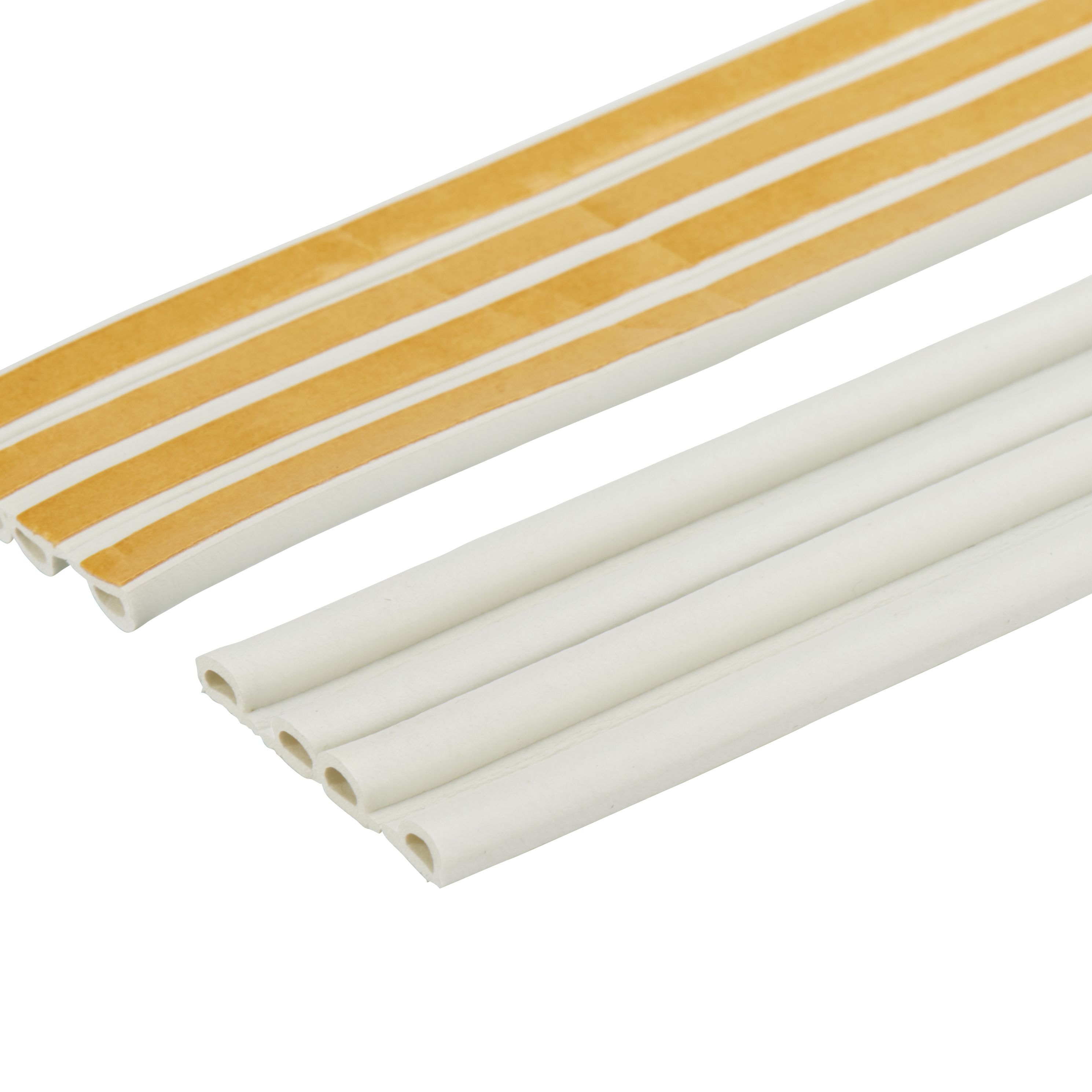 Diall White Self-adhesive Draught seal (L)24m (W)9mm (T)5.5mm