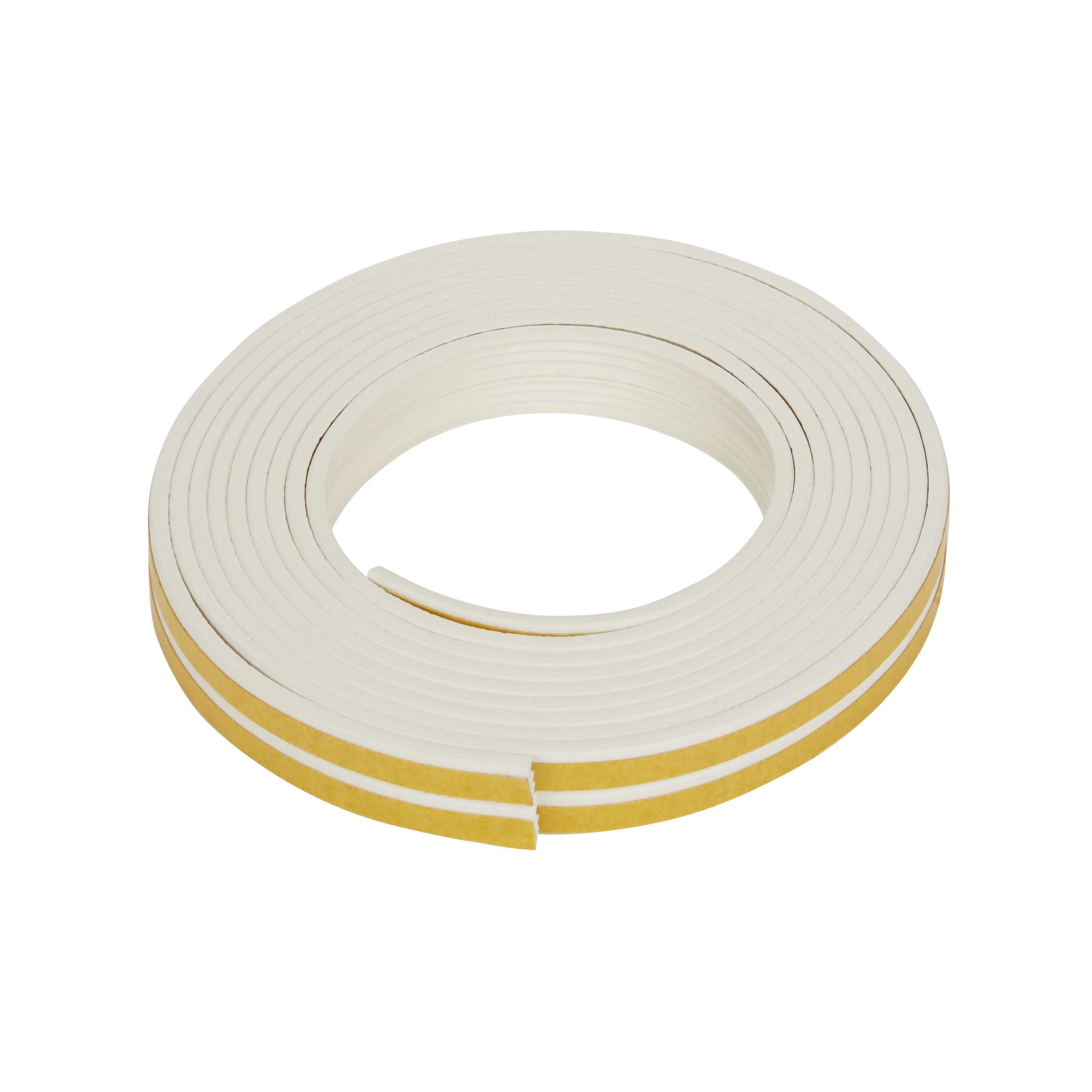 Diall White Self-adhesive Draught seal (L)6m (W)9mm (T)4mm