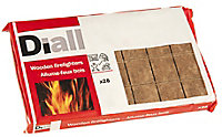 Diall Wood Firelighters Pack of 28