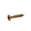 Diall Yellow-passivated Carbon steel Screw (Dia)3.5mm (L)20mm, Pack of 500
