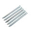Diall Zinc-plated Steel Angle peg (L)230mm, Pack of 5