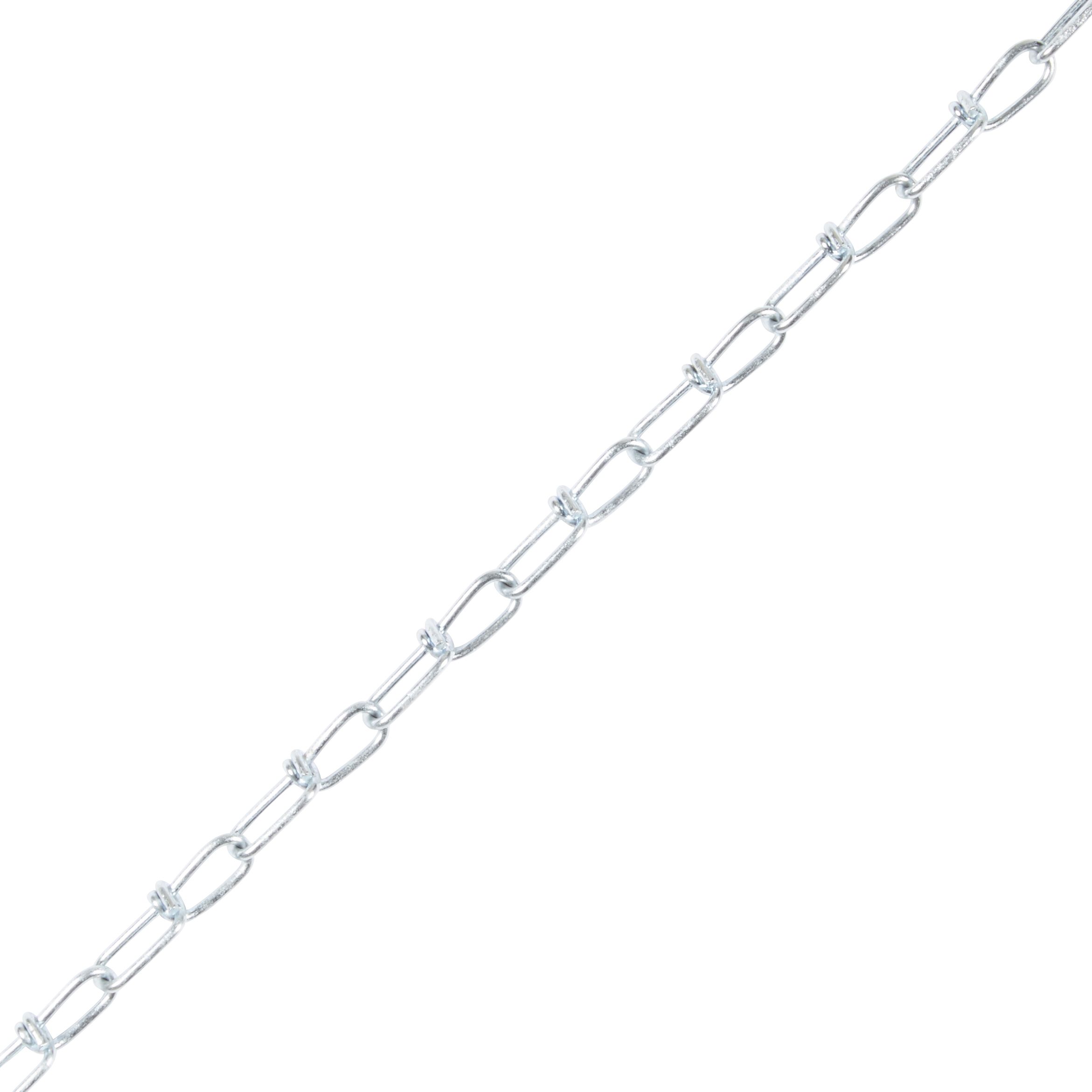 Diall Zinc-plated Steel Knotted Signalling Chain, (L)2.5m (Dia)2mm