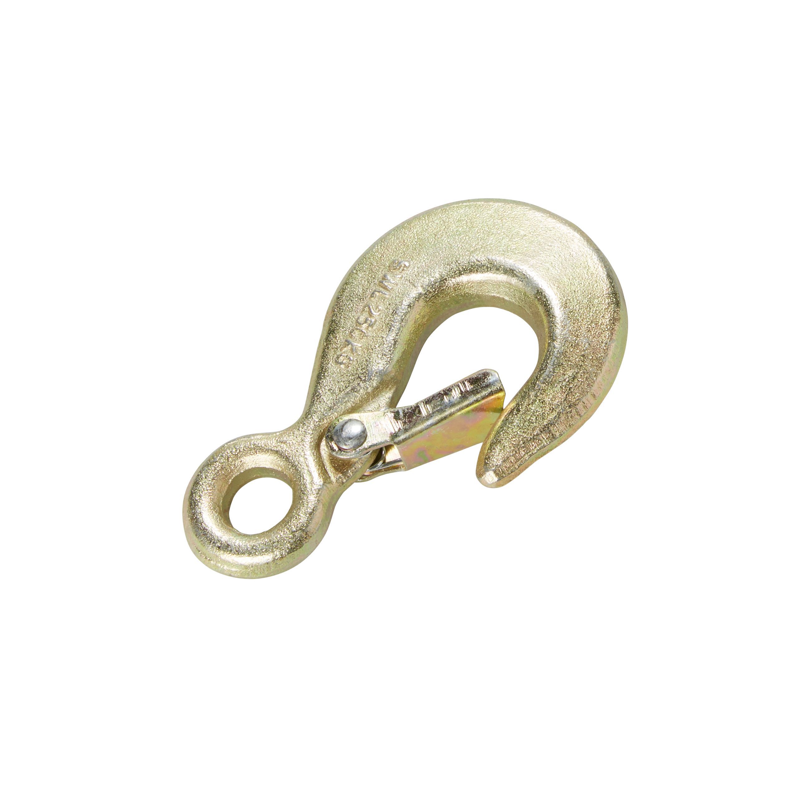 Diall Nickel-plated Zinc alloy Swivel snap hook (L)90mm