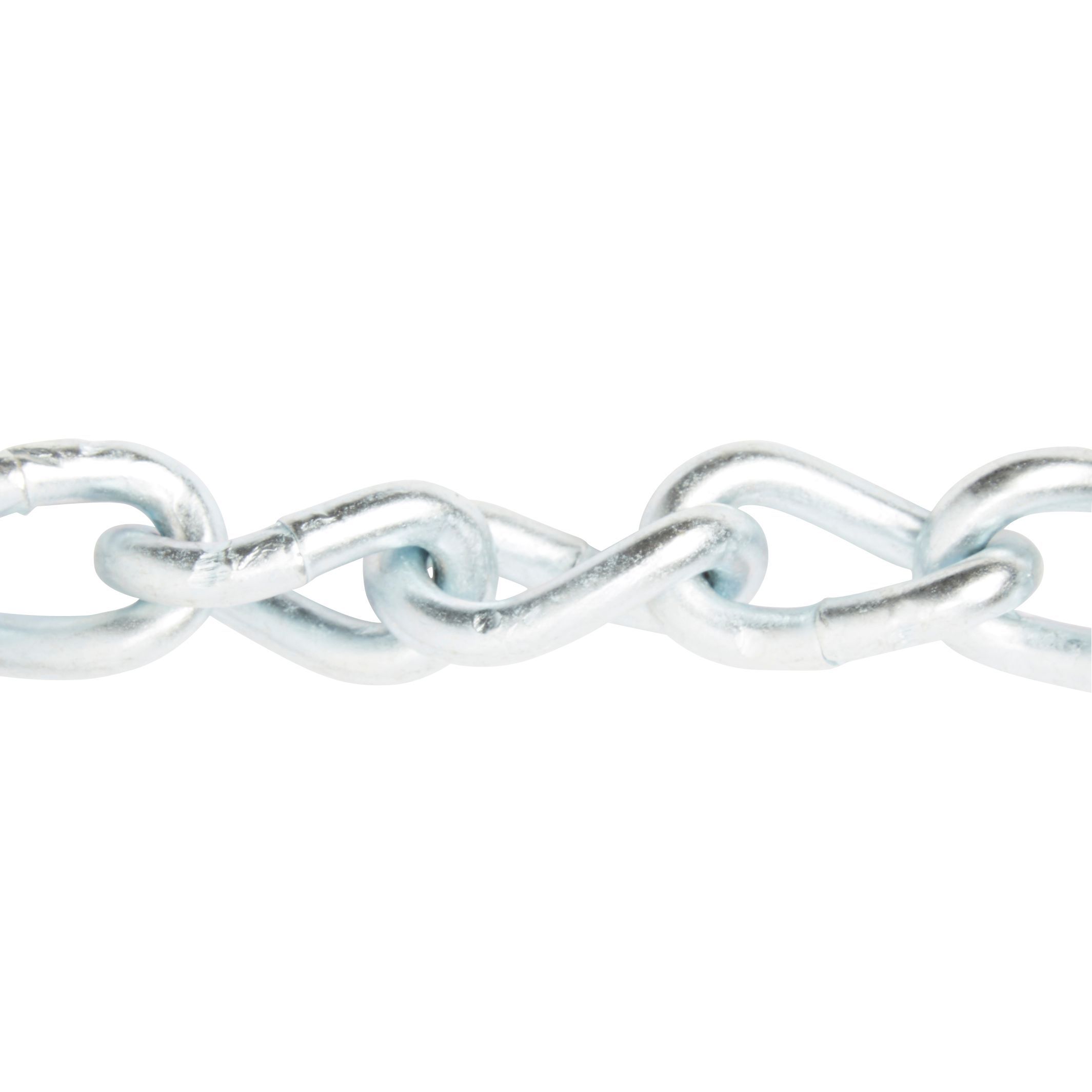 Diall Zinc-plated Steel Twist Signalling Chain, (L)2.5m (Dia)5mm