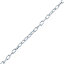 Diall Zinc-plated Steel Welded Chain, (L)2.5m (Dia)2.5mm
