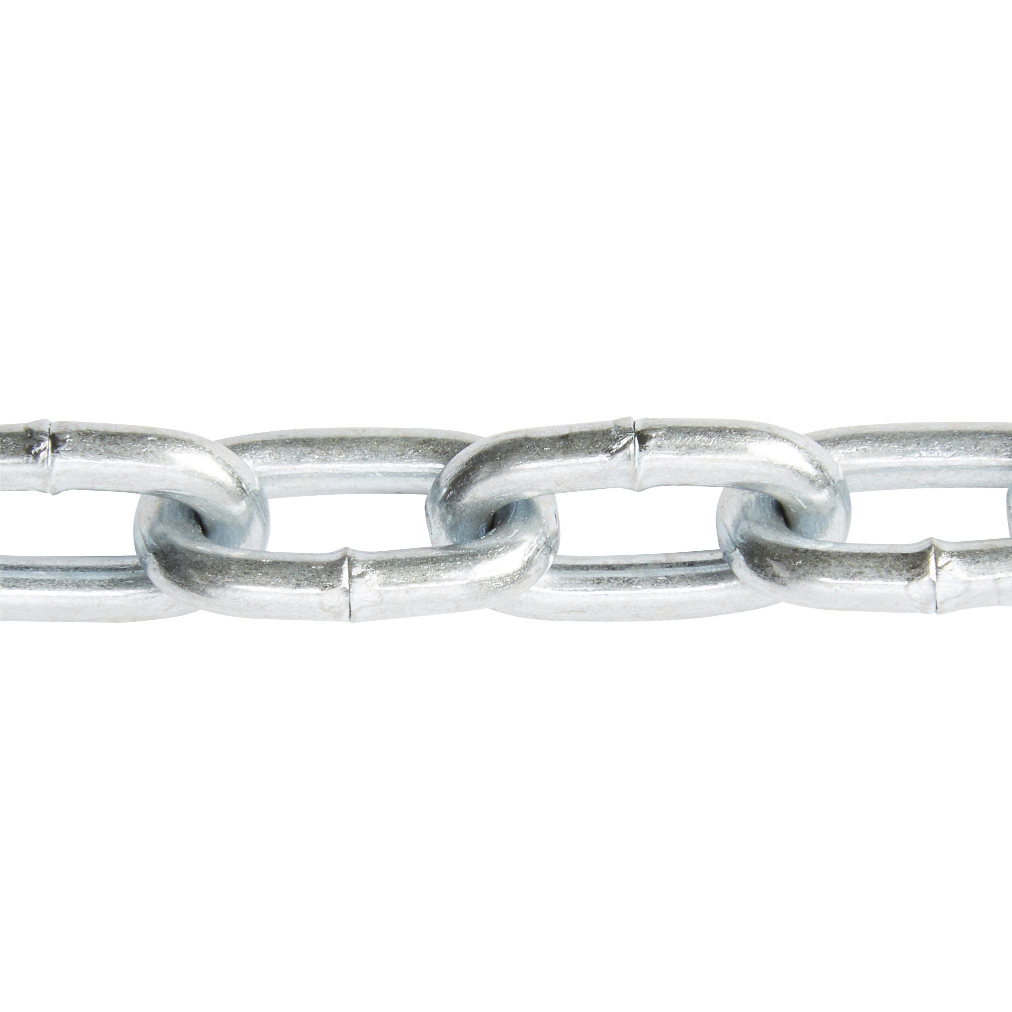 Diall Zinc-plated Steel Welded Chain, (L)2.5m (Dia)2mm