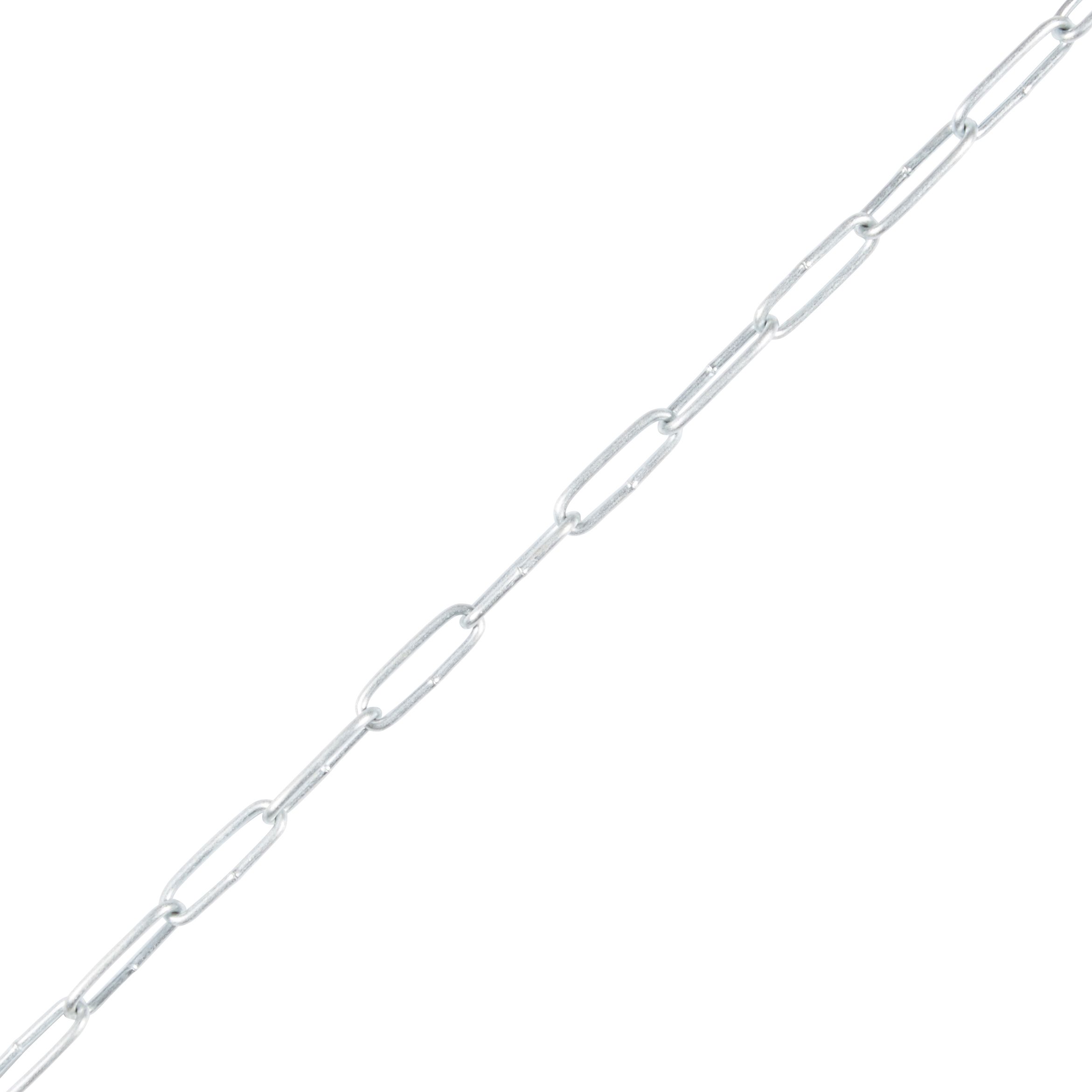 Diall Zinc-plated Steel Welded Chain, (L)2.5m (Dia)3.4mm