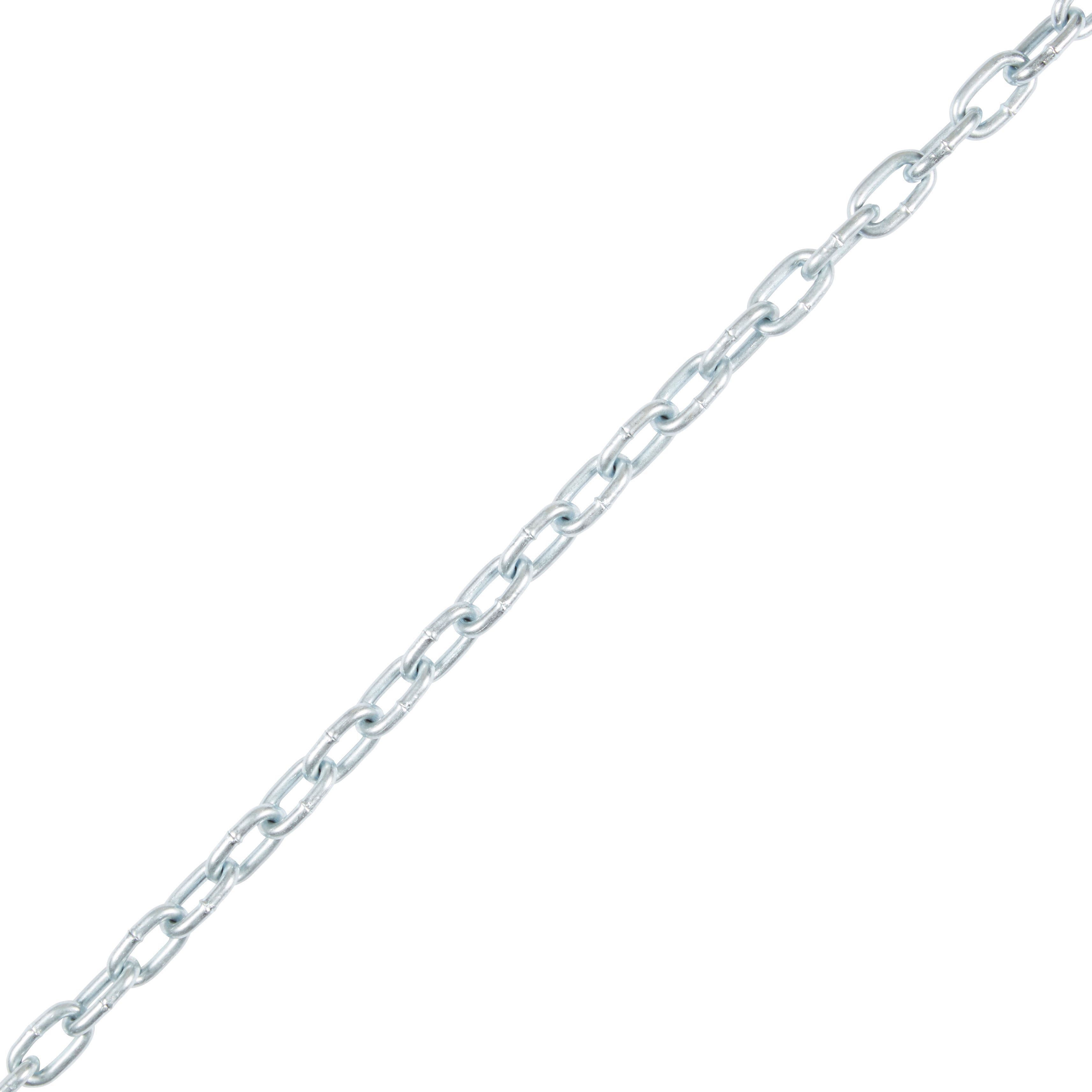 Diall Zinc-plated Steel Welded Chain, (L)2.5m (Dia)3mm