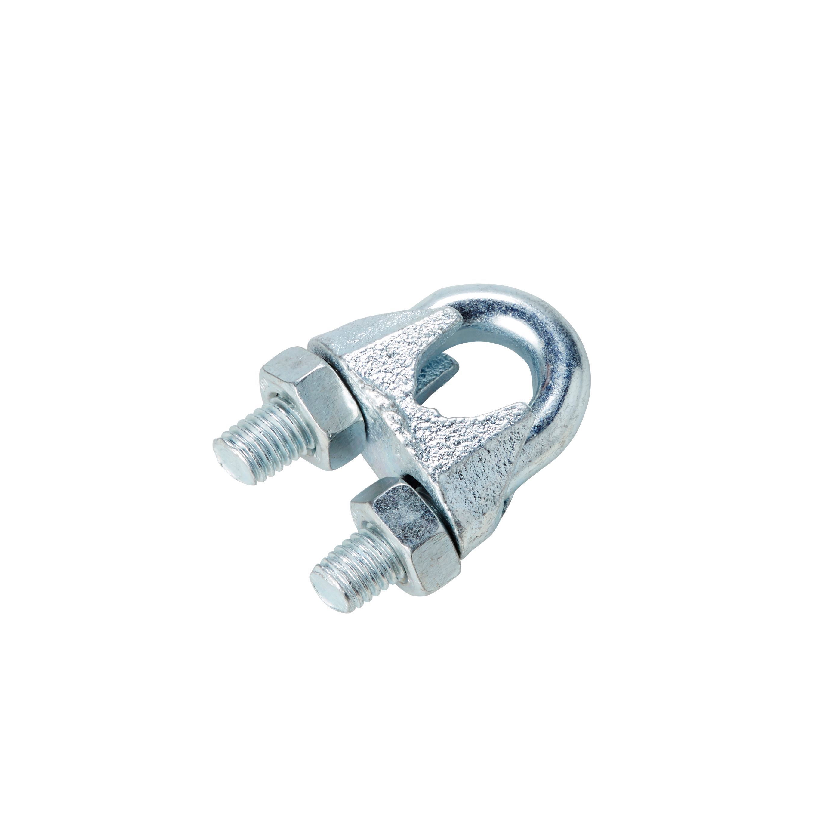 Diall Zinc-plated Steel Wire rope clamp (L)90mm