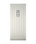 Diamond bevel Glazed Cottage White LH & RH External Front Door set, (H)2074mm (W)932mm