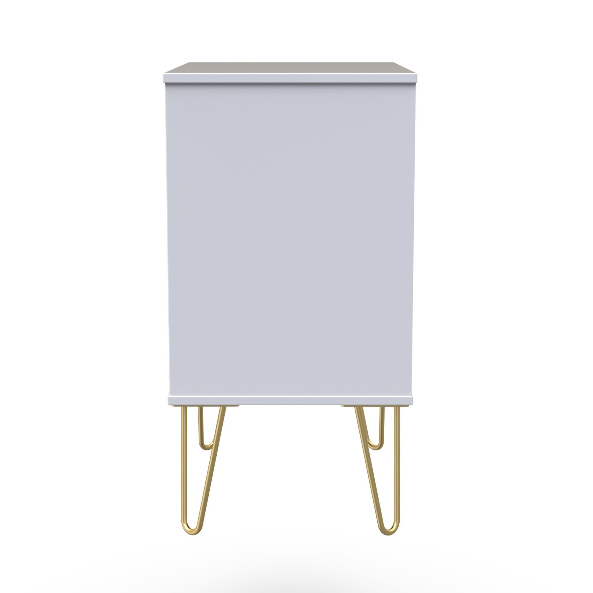 Diamond Ready assembled Matt indigo & white oak effect 3 drawer Sideboard (H)740mm (W)575mm (D)395mm