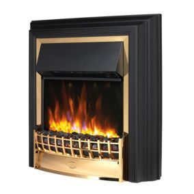 Dimplex Cheriton Deluxe 2kW Gloss Brass effect Electric Fire
