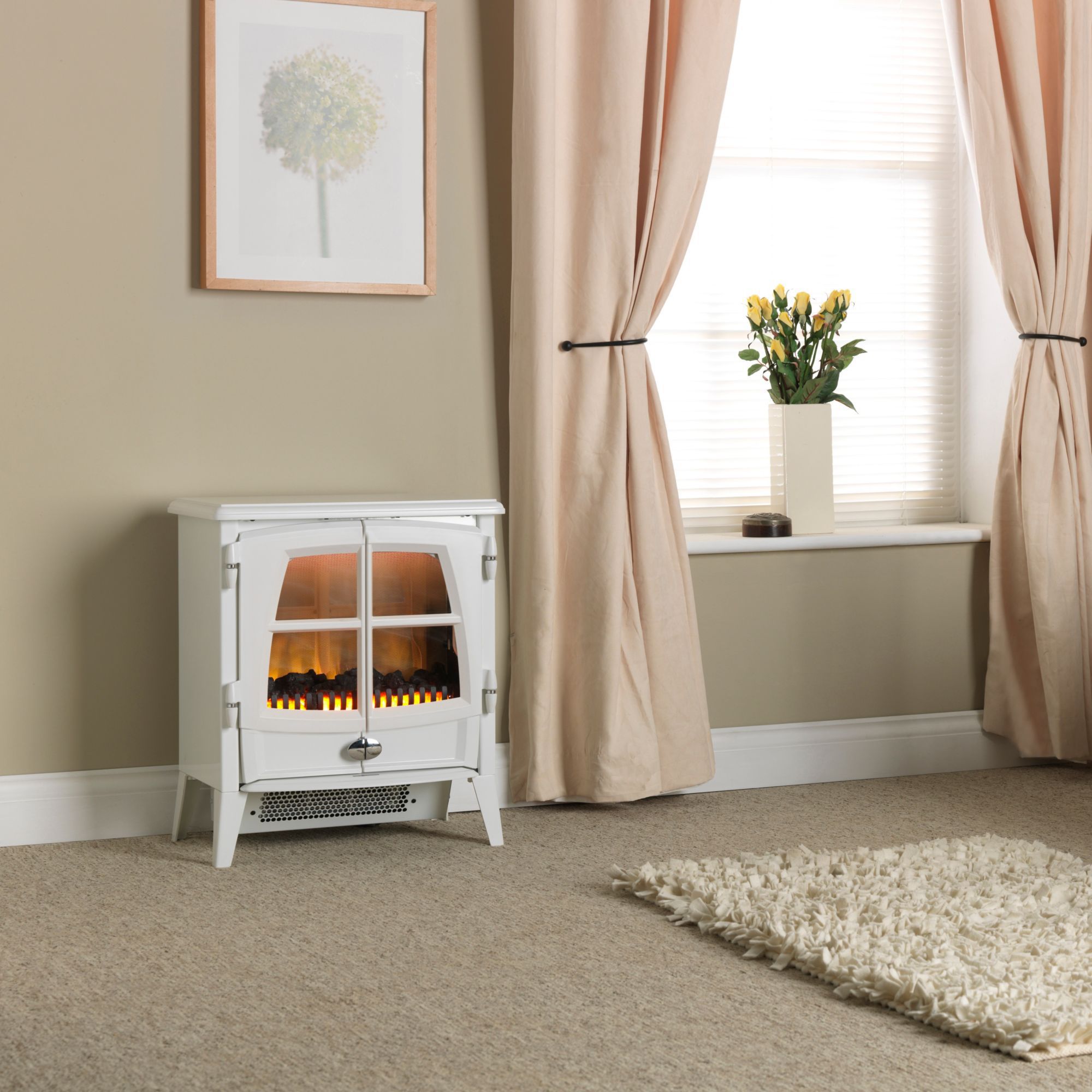 Dimplex Jazz 2kW White Electric Stove