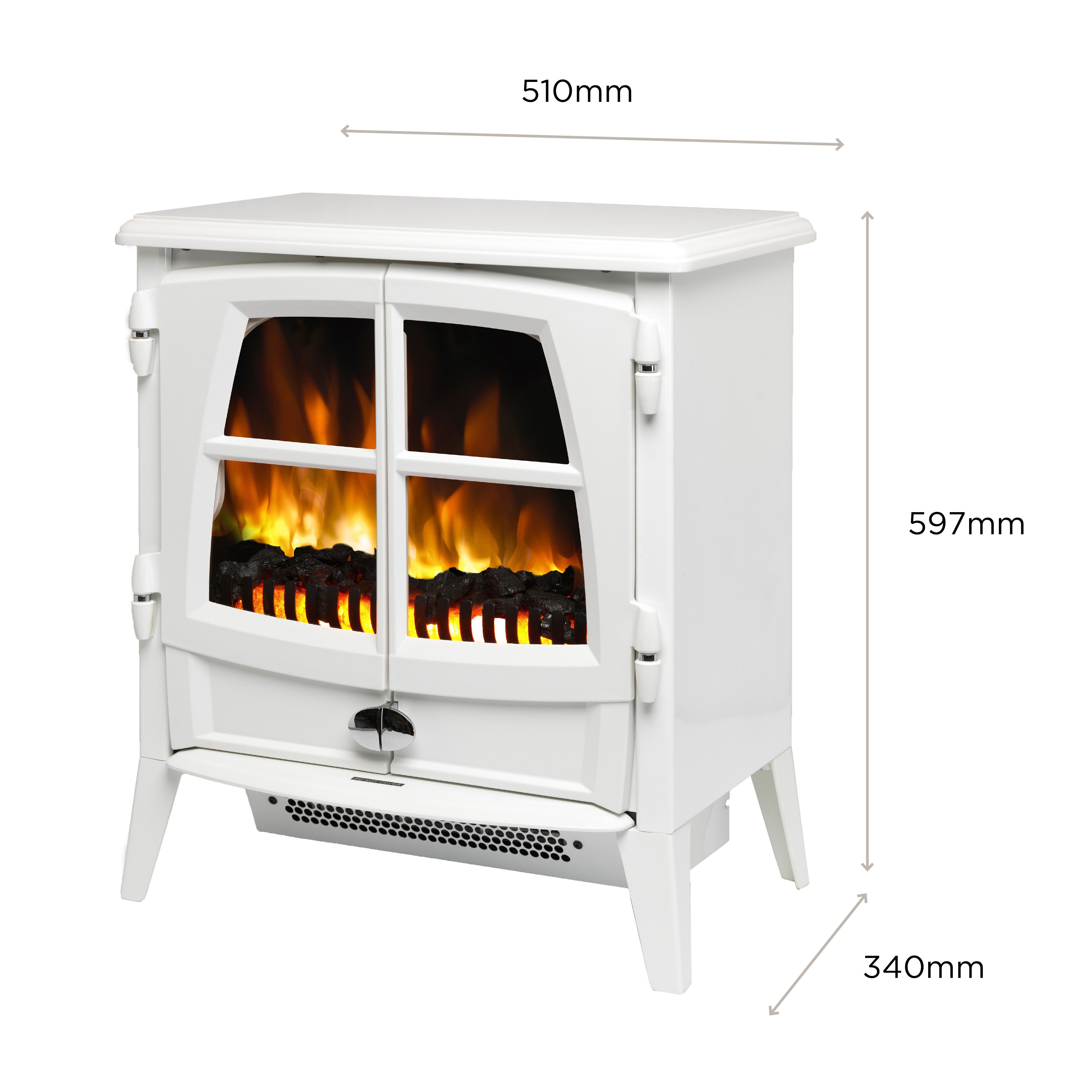 Dimplex Jazz 2kW White Electric Stove