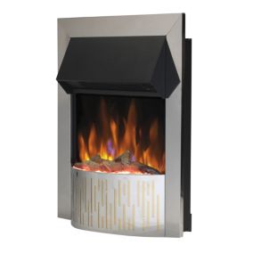 Dimplex Optiflame Gorstan 2kW Chrome effect Electric Fire