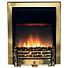 Dimplex Whitsbury White Brass effect Electric Fire