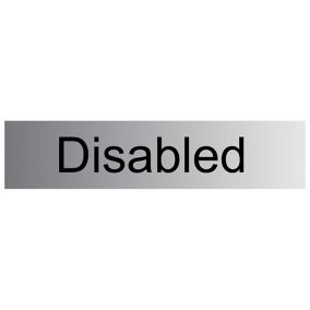 Disabled Self-adhesive labels, (H)50mm (W)200mm