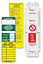 Do not use this ladder Safety sign, (H)600mm