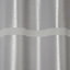 Dokkle Light grey Horizontal stripe Unlined Eyelet Voile curtain (W)140cm (L)300cm, Single