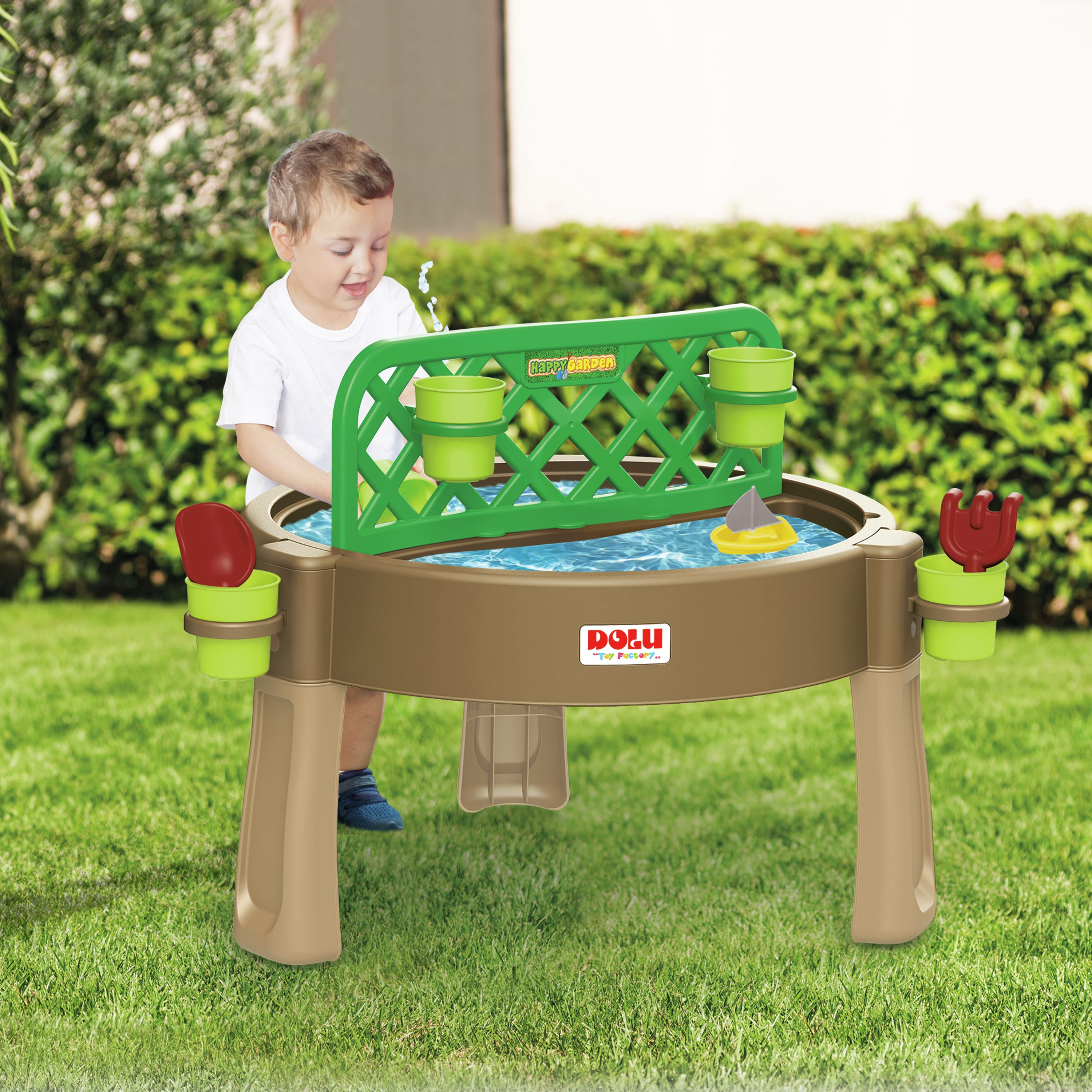 Dolu 4-in-1 Sand & Water Plastic Activity table