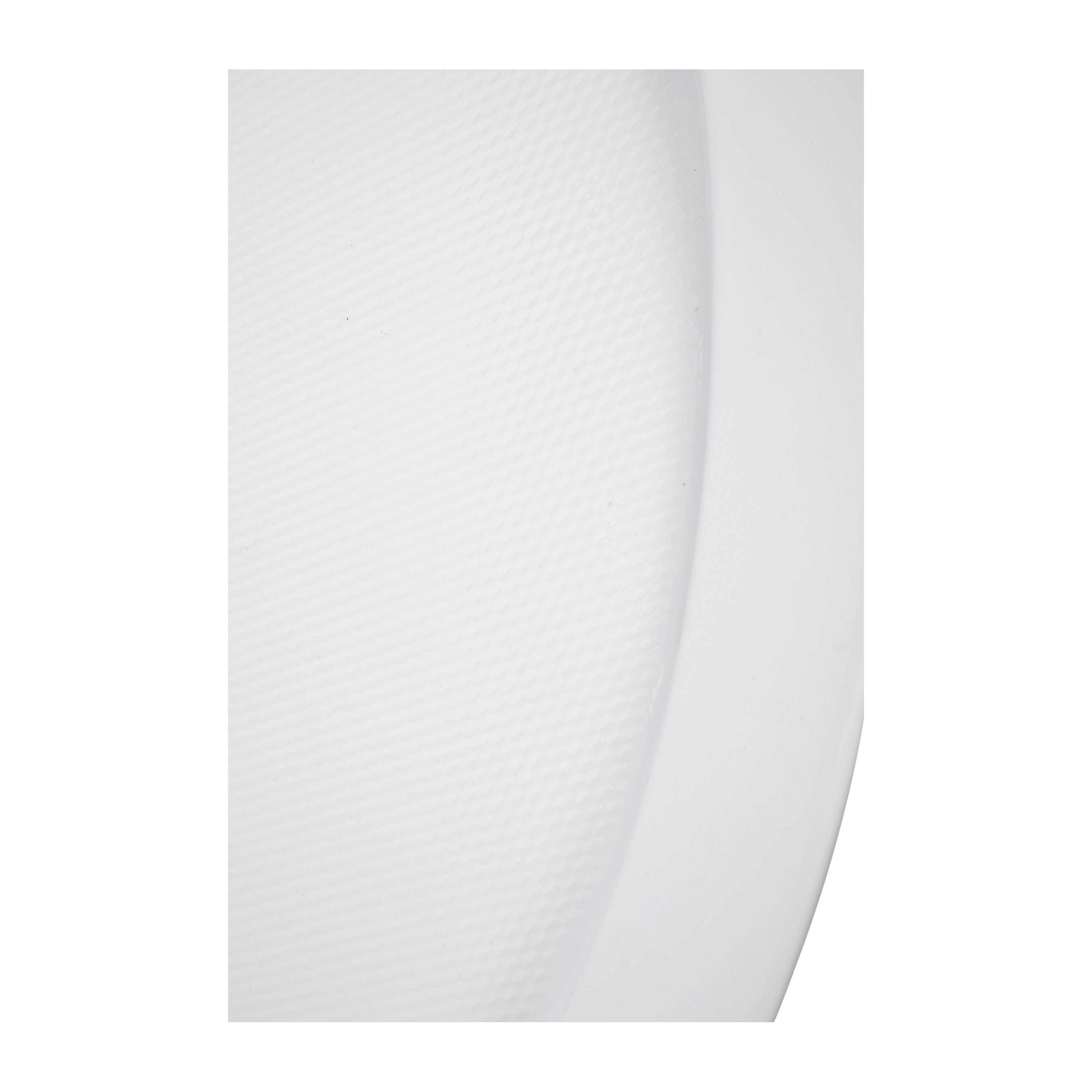 Dommel Gloss White Quadrant Corner drain Shower tray (L)80cm (W)80cm (H)15cm
