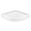 Dommel Gloss White Quadrant Corner drain Shower tray (L)90cm (W)90cm (H)15cm