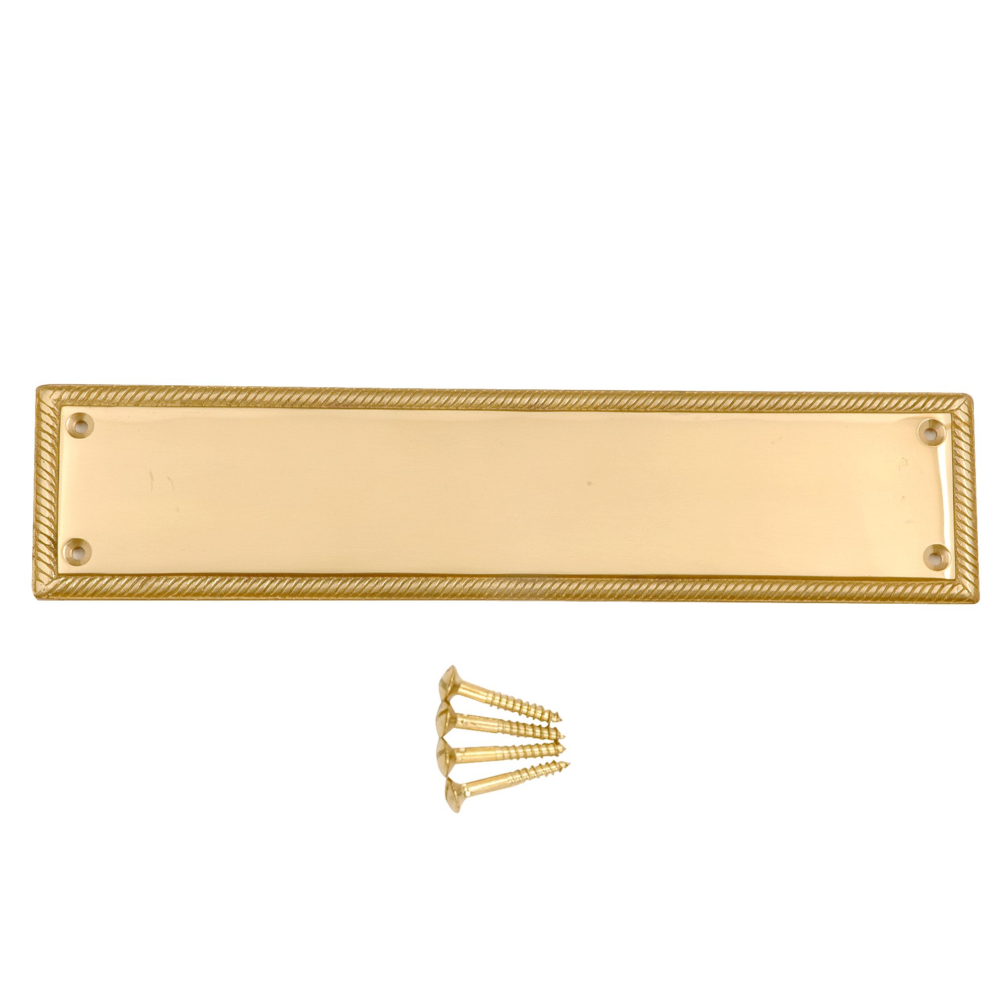 Gold door deals plate