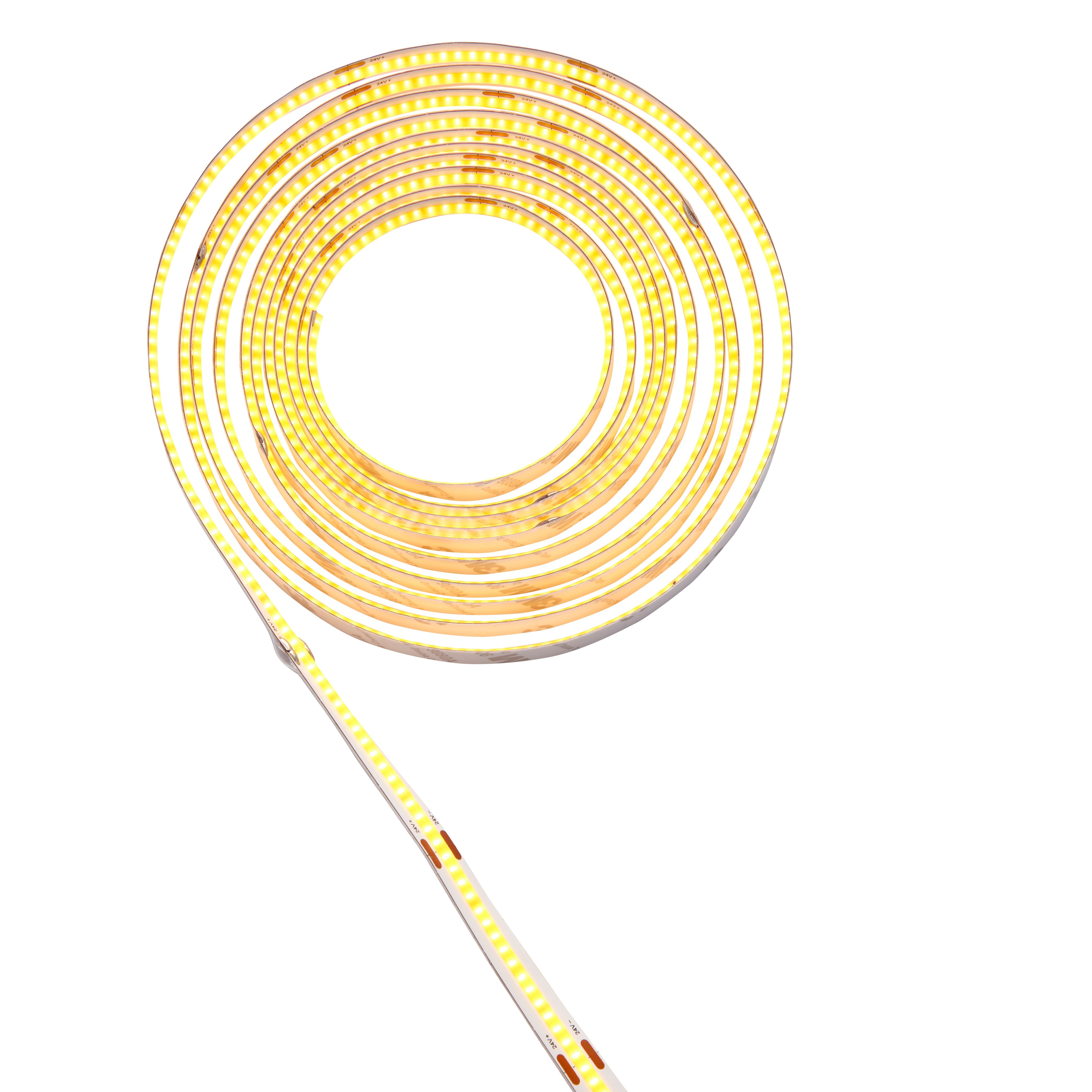Dotless Mains-powered Warm white LED Strip light kit IP20 1700lm (L)5m