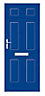 Downing Blue External Front door & frame, (H)2055mm (W)920mm