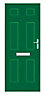 Downing Green External Front door & frame, (H)2055mm (W)920mm