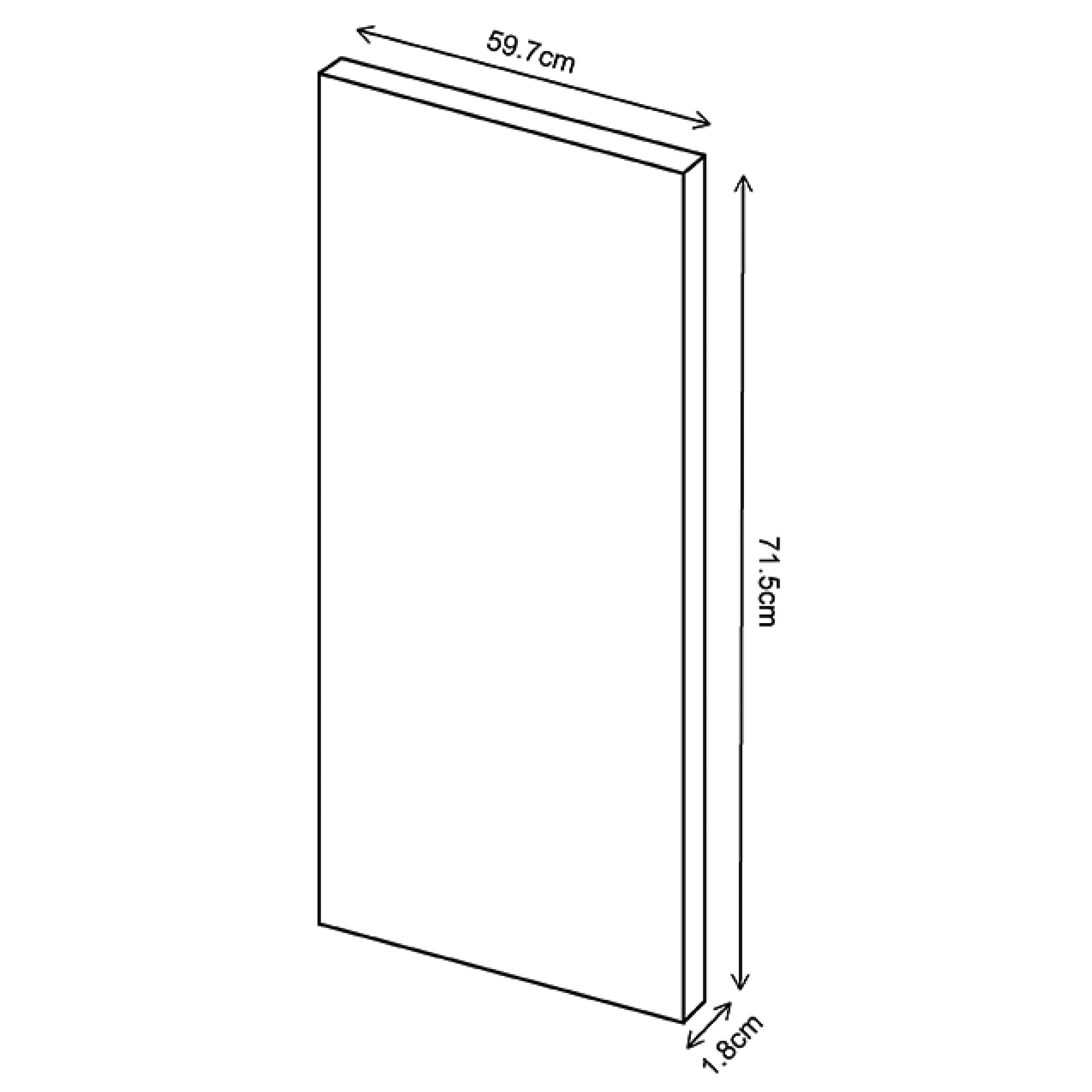 DRAWERLINE DOOR 60CM CUTLER RED