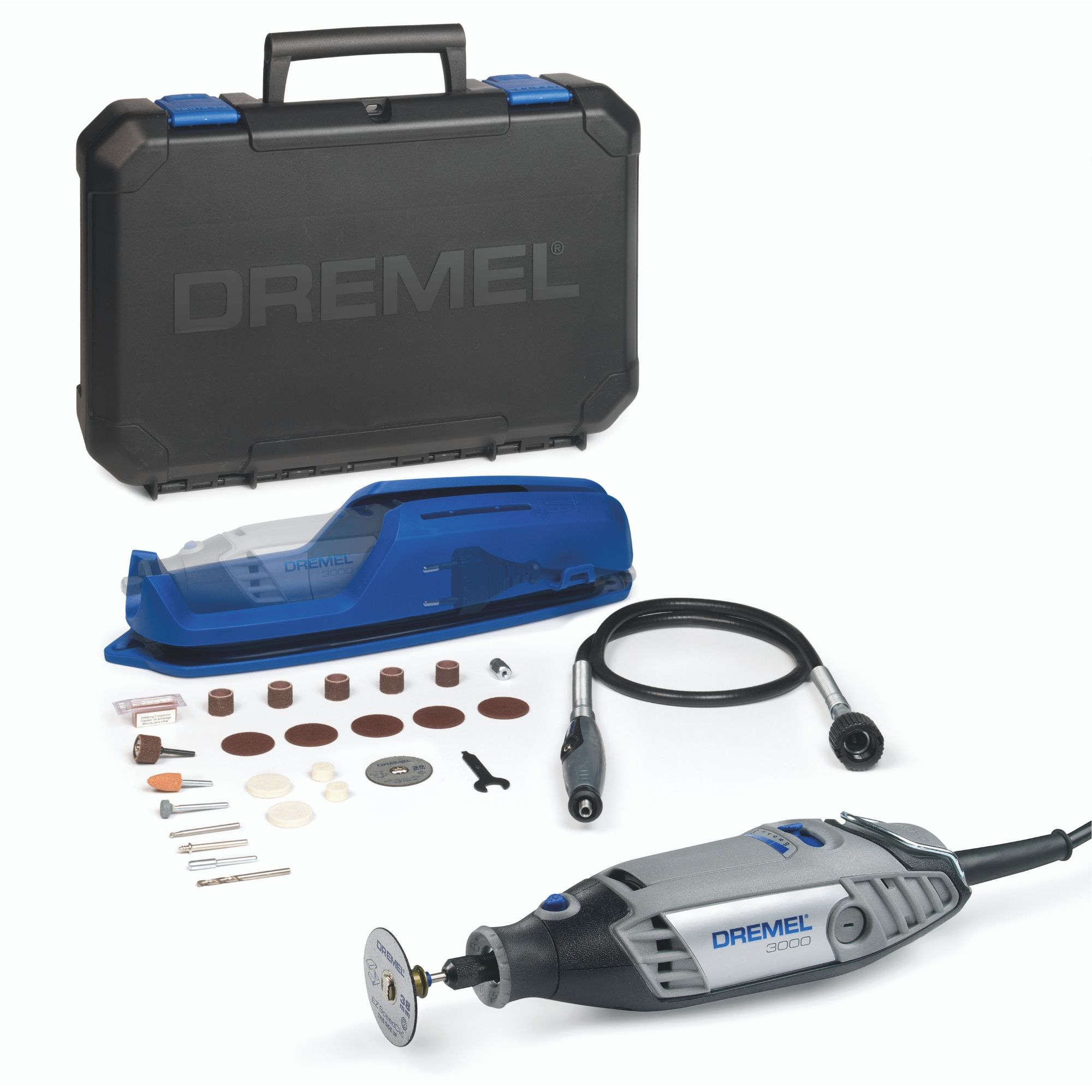 Dremel 130W Corded Rotary Tool Kit 3000 - 2/30