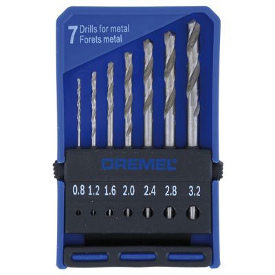 Dremel 7 piece Metal Drill bit set