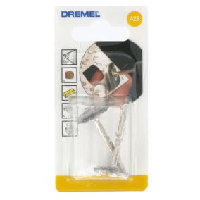 Dremel Carbon steel Wheel brush (Dia)19mm, Pack of 2