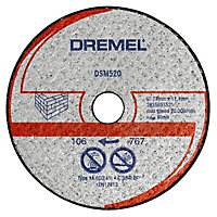 Dremel Cutting disc 20mm x 10mm, Pack of 2