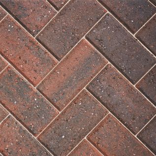Driveway Brindle Block paving (L)200mm (W)100mm (T)50mm