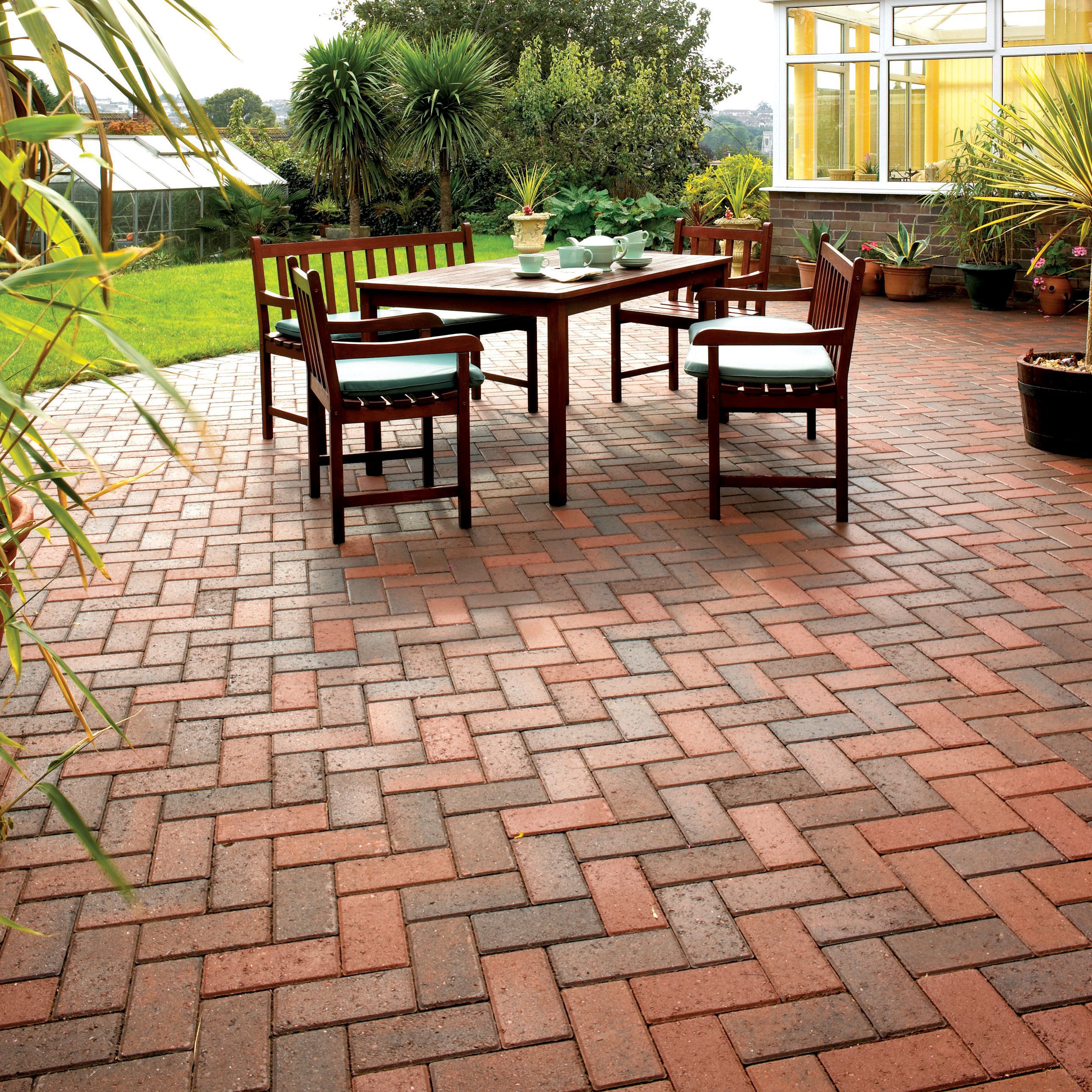 Driveway Brindle Block paving (L)200mm (W)100mm (T)50mm